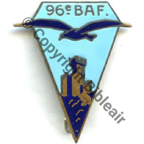 BAF  96eBat ALPIN FORTERESSE  Ciel bleu clair  SM AUGIS.. Bol fenetre allonge argente Dos dore lisse irreg Sc.STELLA 67Eur02.12 
